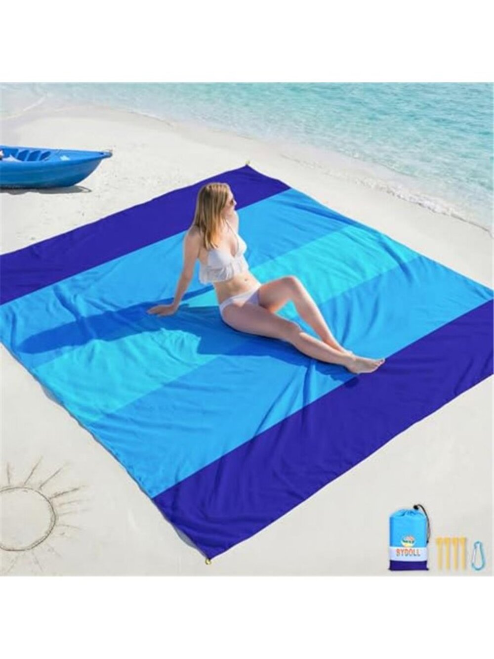 Oversized Beach Blanket Sandproof Waterproof Picnic Camping Mat Travel Blanket